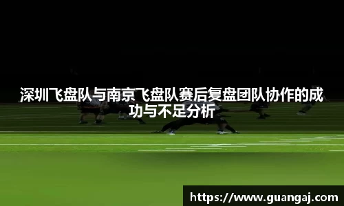 深圳飞盘队与南京飞盘队赛后复盘团队协作的成功与不足分析